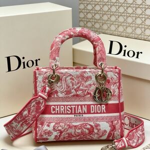 <AUTHENTIC>Dior Lady D Lite Bag in Pink